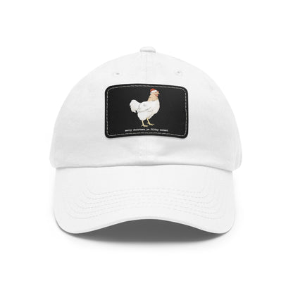 Christmas Chicken | Dad Hat - Detezi Designs-16506004580108979305