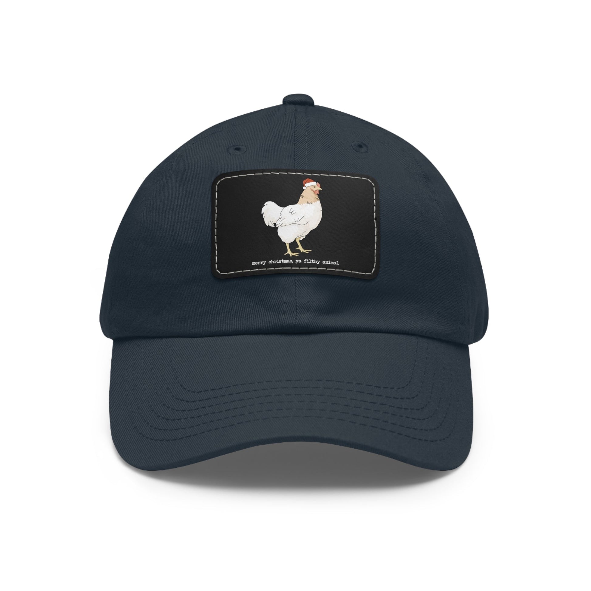 Christmas Chicken | Dad Hat - Detezi Designs-23898518665257092553