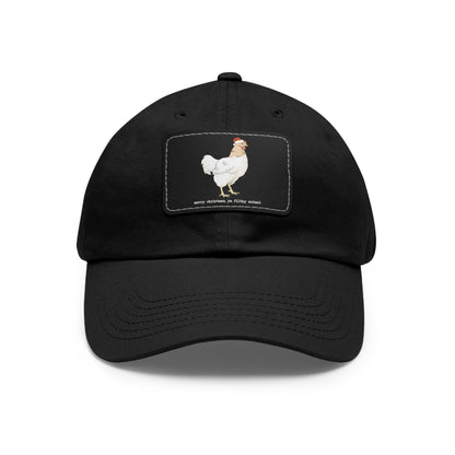 Christmas Chicken | Dad Hat - Detezi Designs-45457598128327499276