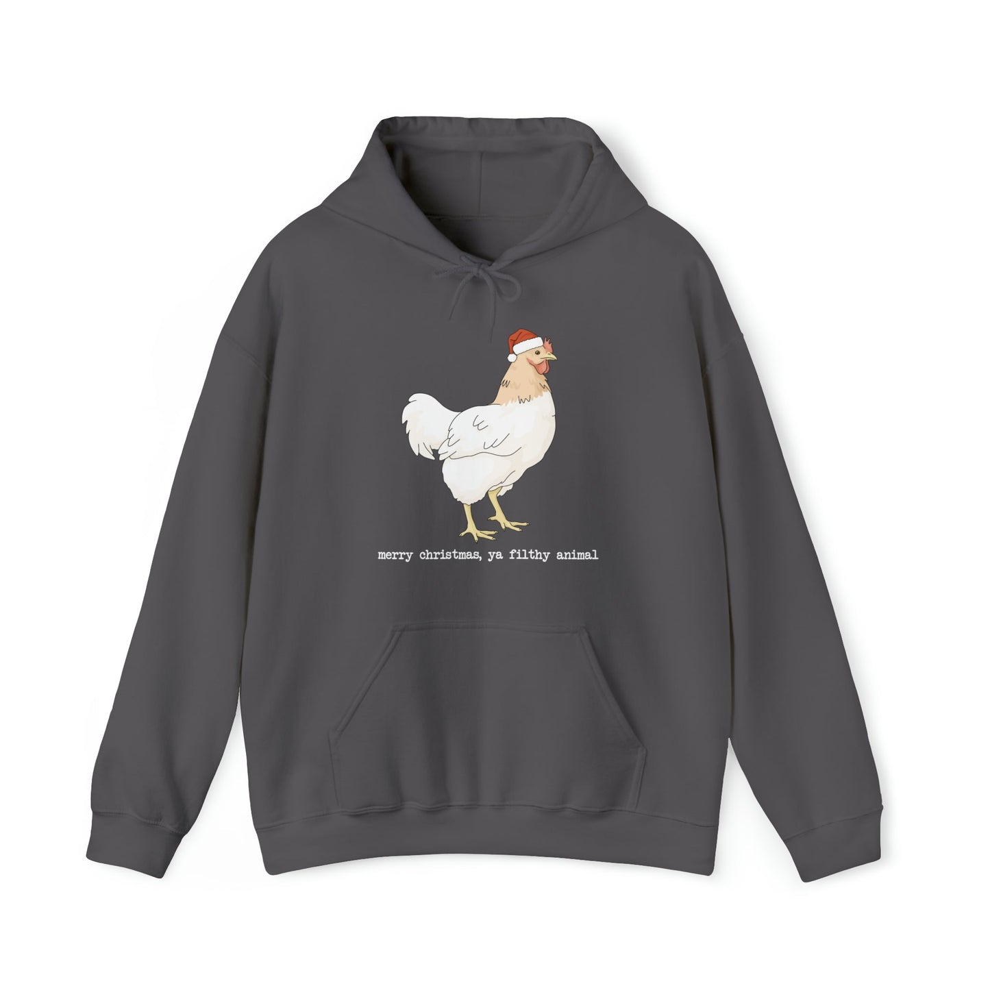 Christmas Chicken | Hooded Sweatshirt - Detezi Designs-10658761363818862187