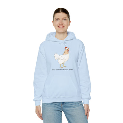 Christmas Chicken | Hooded Sweatshirt - Detezi Designs-18904885533541255246