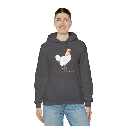 Christmas Chicken | Hooded Sweatshirt - Detezi Designs-18904885533541255246