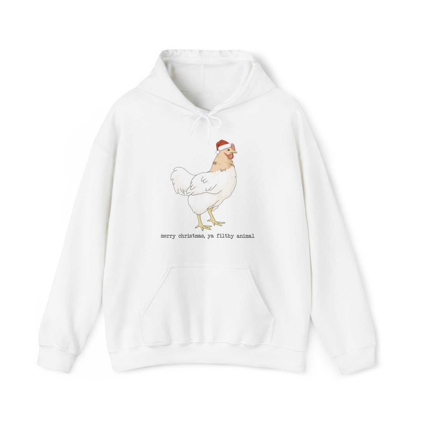 Christmas Chicken | Hooded Sweatshirt - Detezi Designs-29941165396567992208