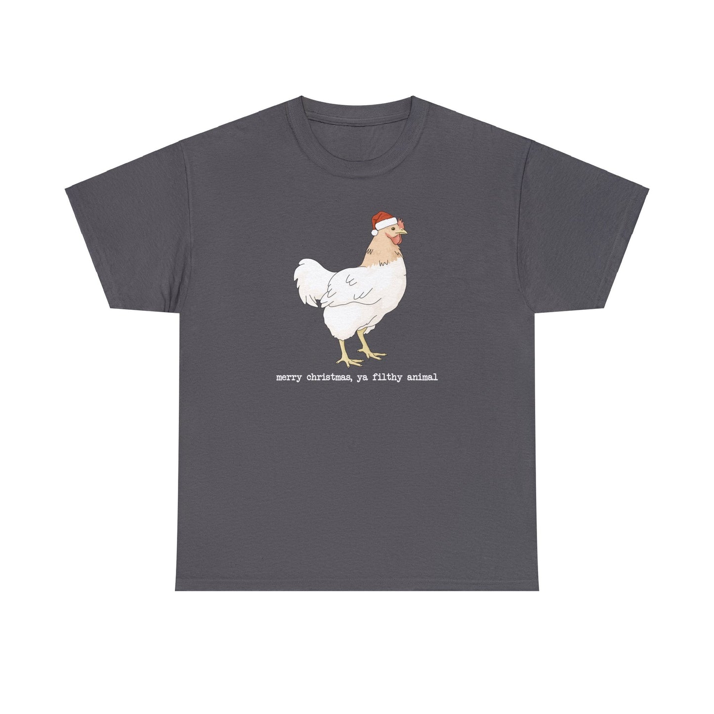 Christmas Chicken | T-shirt - Detezi Designs-12196212581993624187