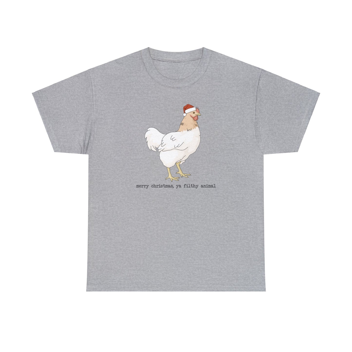 Christmas Chicken | T-shirt - Detezi Designs-14878745726440059102