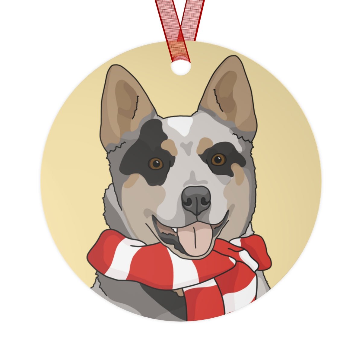 Custom Christmas Ornament | Pet Portraits - Detezi Designs-CPP010