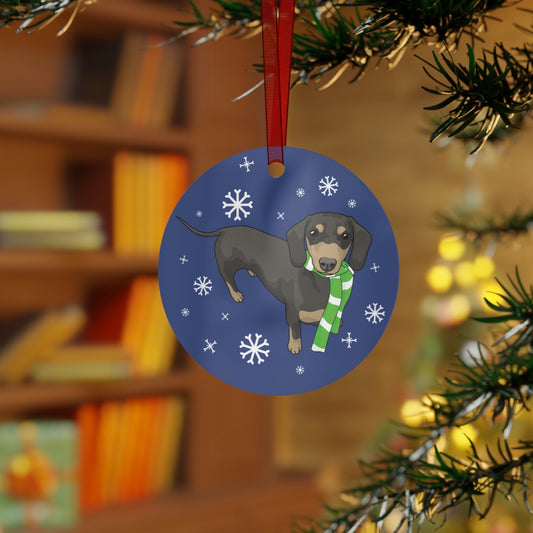 Dachshund | 2023 Holiday Ornament - Detezi Designs-14067223109096834754