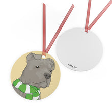 Load image into Gallery viewer, Dapper Pit Bull | 2023 Holiday Ornament - Detezi Designs-68423437674272050723
