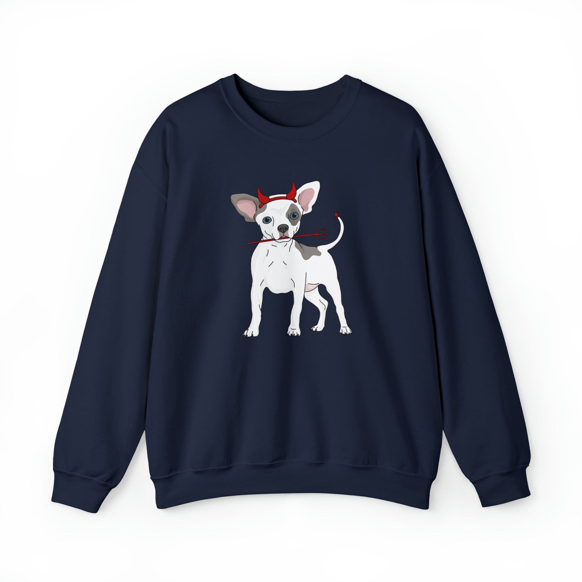 Devil Puppy | Crewneck Sweatshirt - Detezi Designs-22448795261551564312