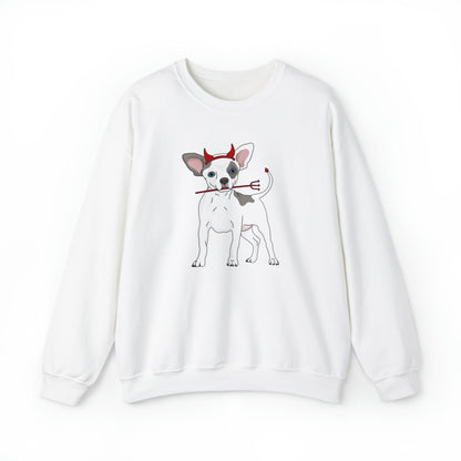 Devil Puppy | Crewneck Sweatshirt - Detezi Designs-22690671102687500179