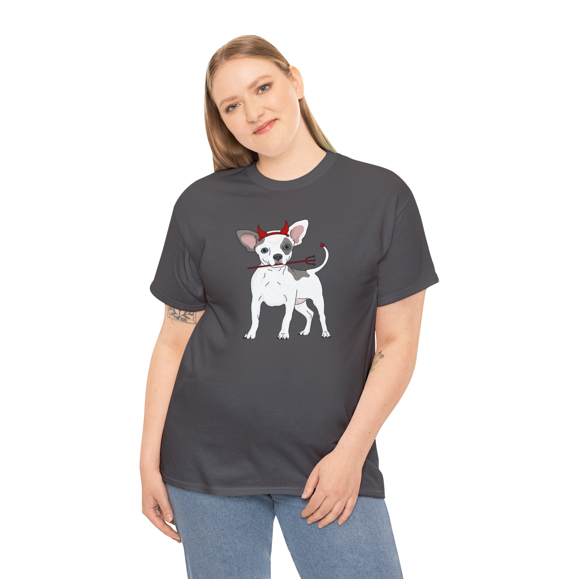 Devil Puppy | T-shirt - Detezi Designs-22714233896843956626