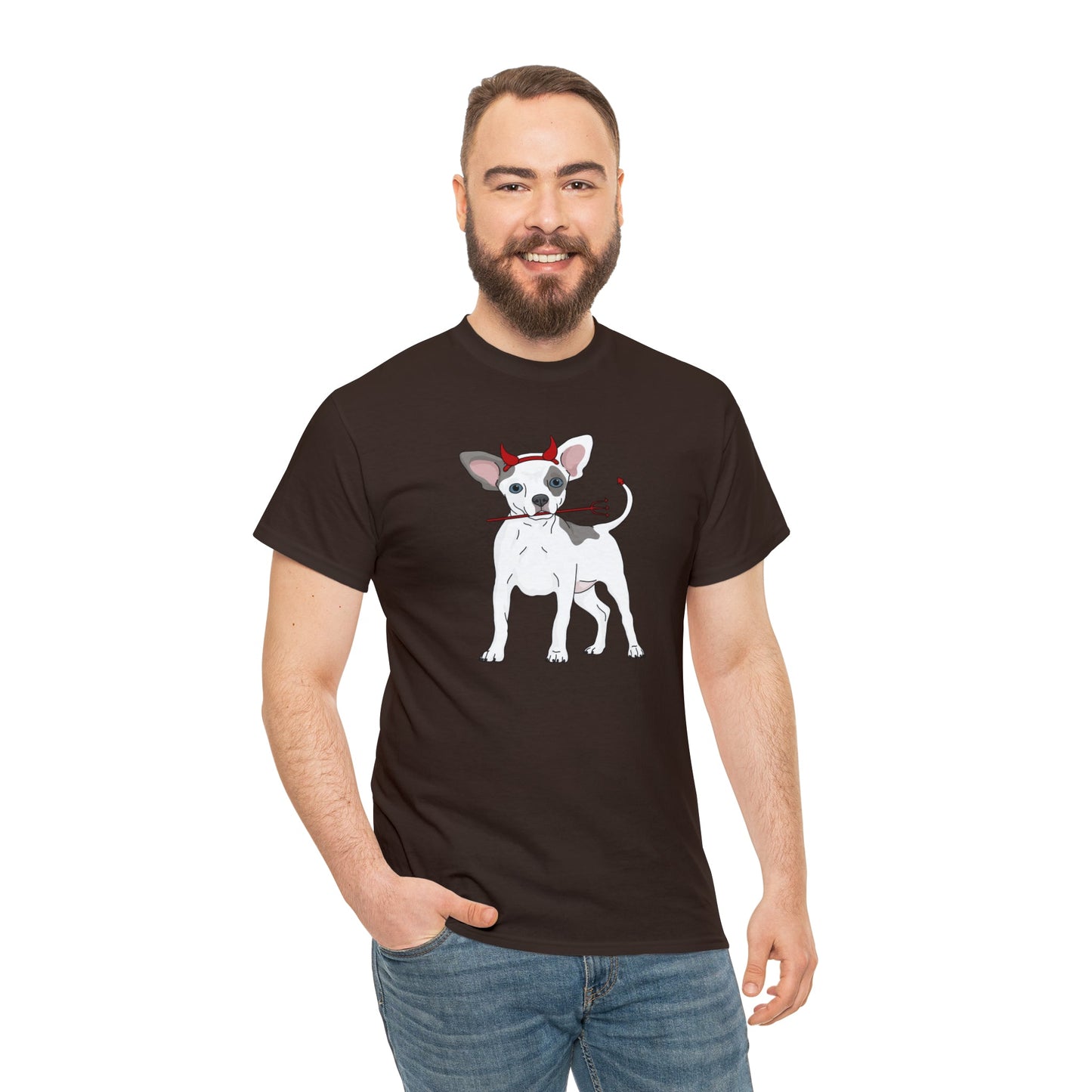 Devil Puppy | T-shirt - Detezi Designs-22714233896843956626