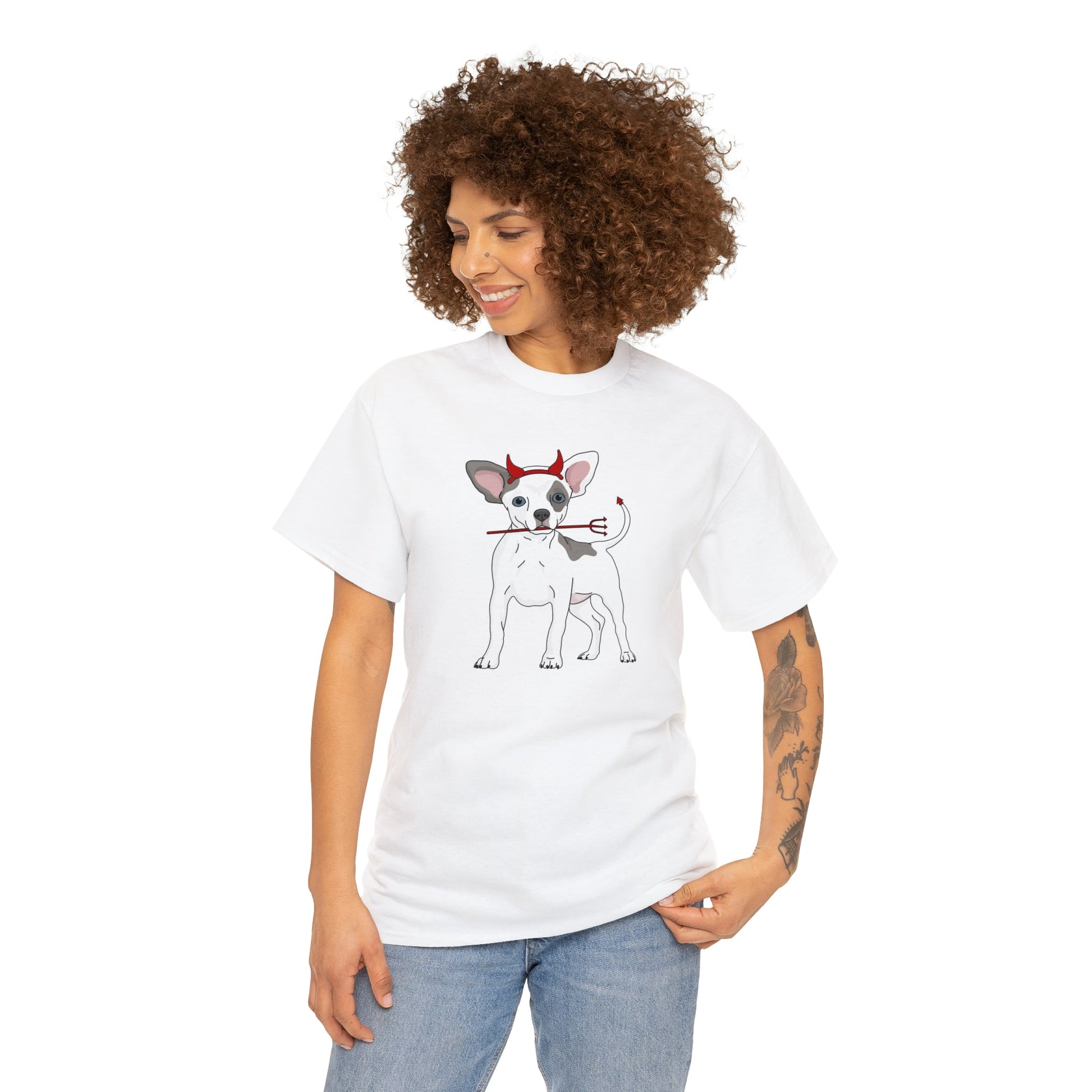 Devil Puppy | T-shirt - Detezi Designs-22714233896843956626