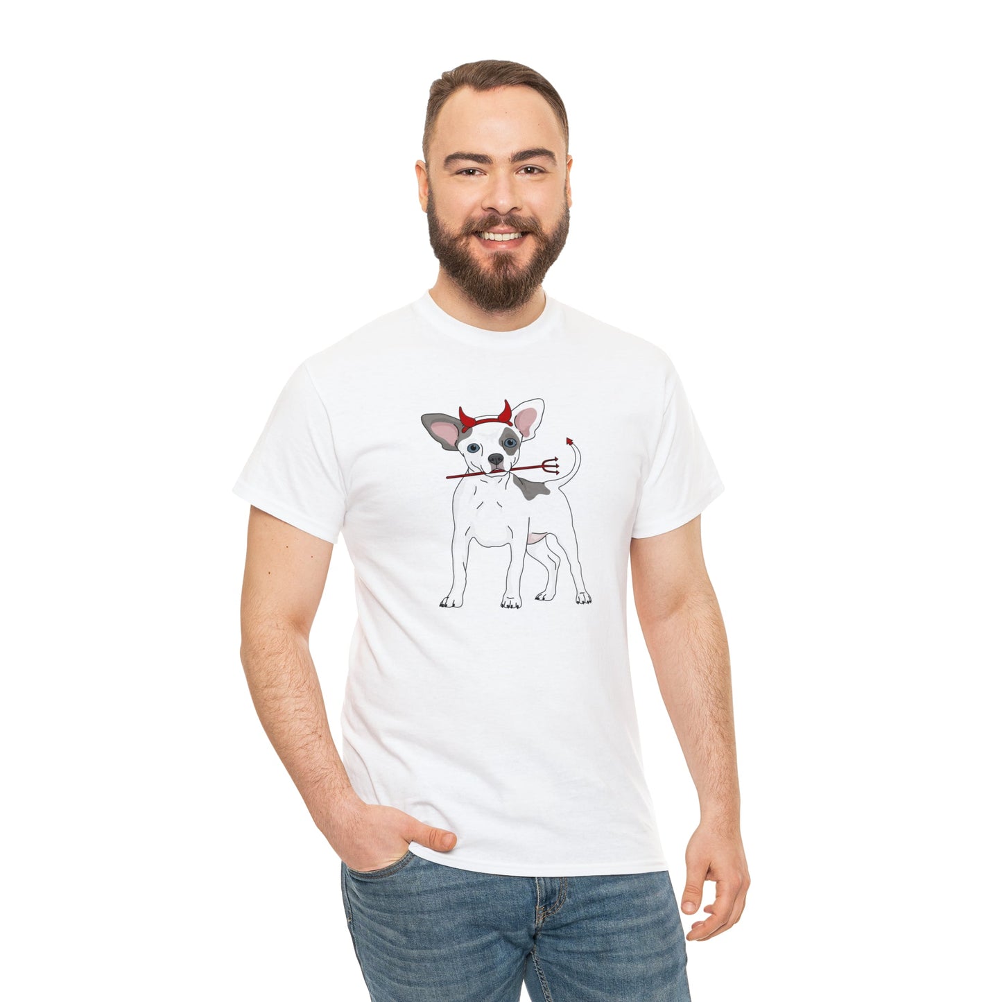 Devil Puppy | T-shirt - Detezi Designs-22714233896843956626