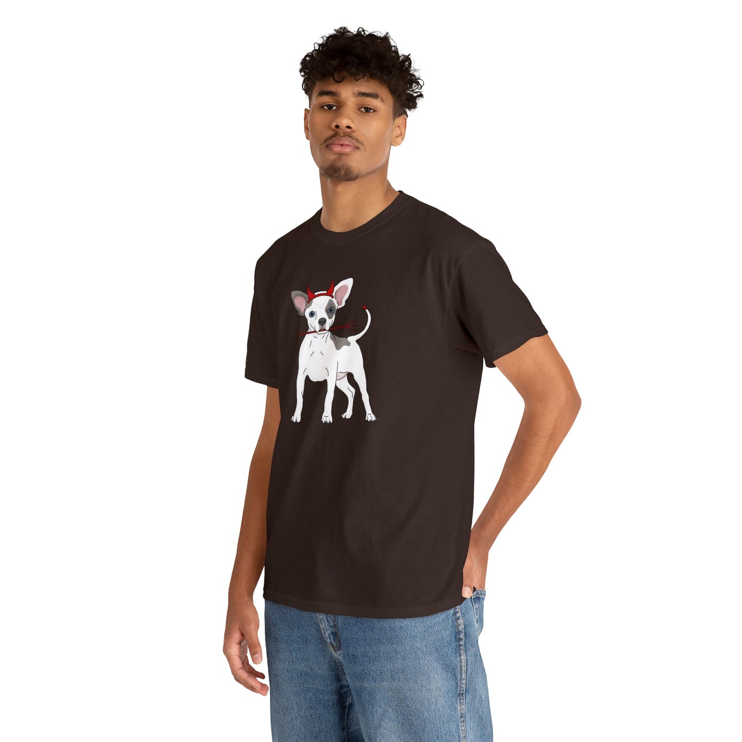 Devil Puppy | T-shirt - Detezi Designs-22714233896843956626