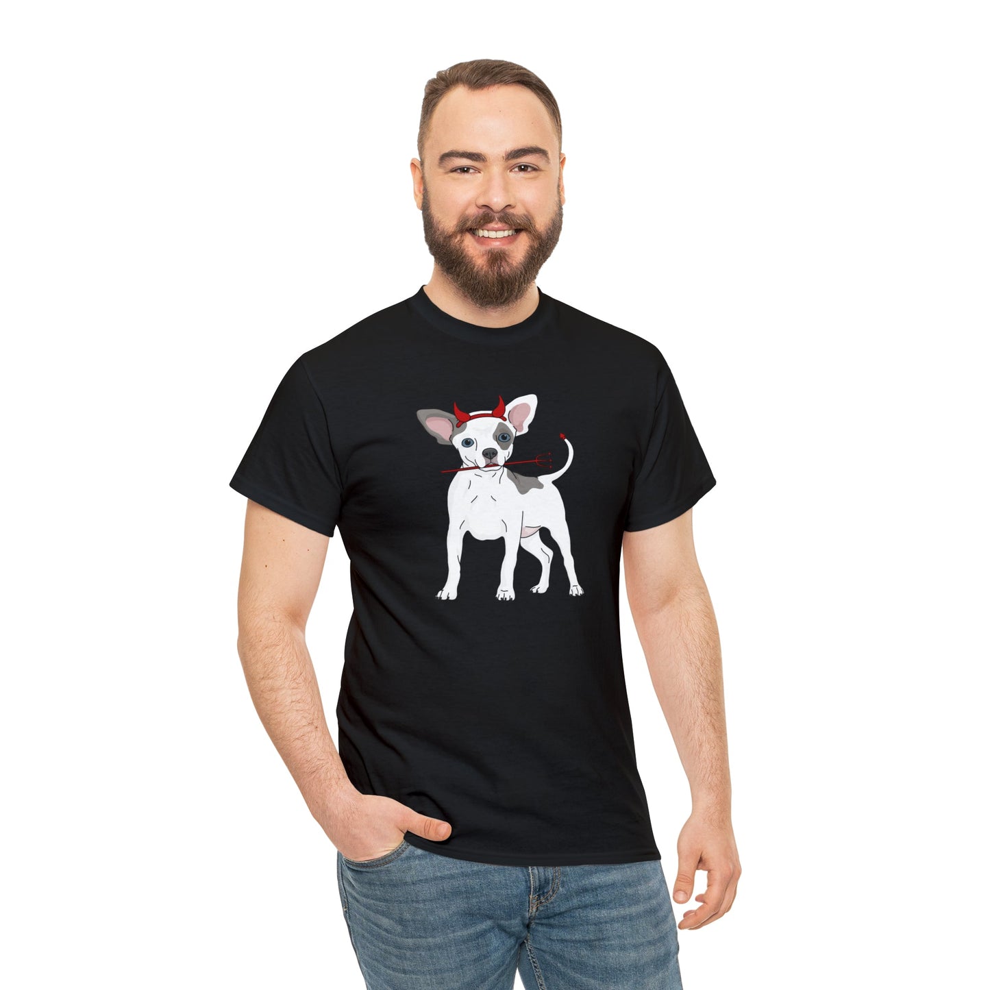 Devil Puppy | T-shirt - Detezi Designs-22714233896843956626