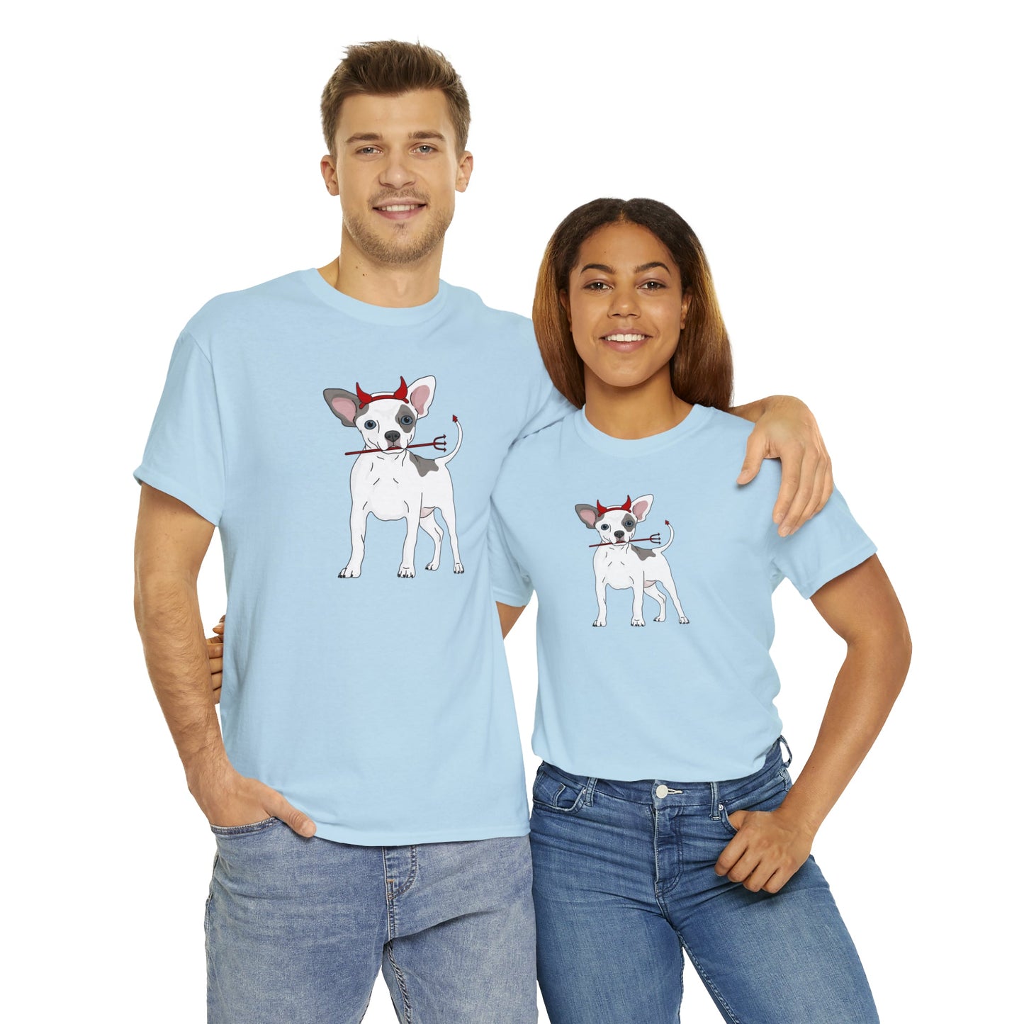 Devil Puppy | T-shirt - Detezi Designs-22714233896843956626