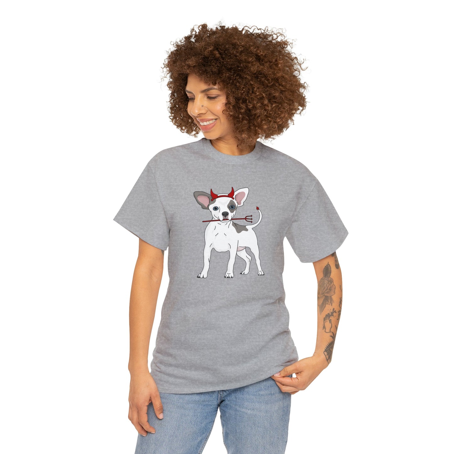 Devil Puppy | T-shirt - Detezi Designs-22714233896843956626