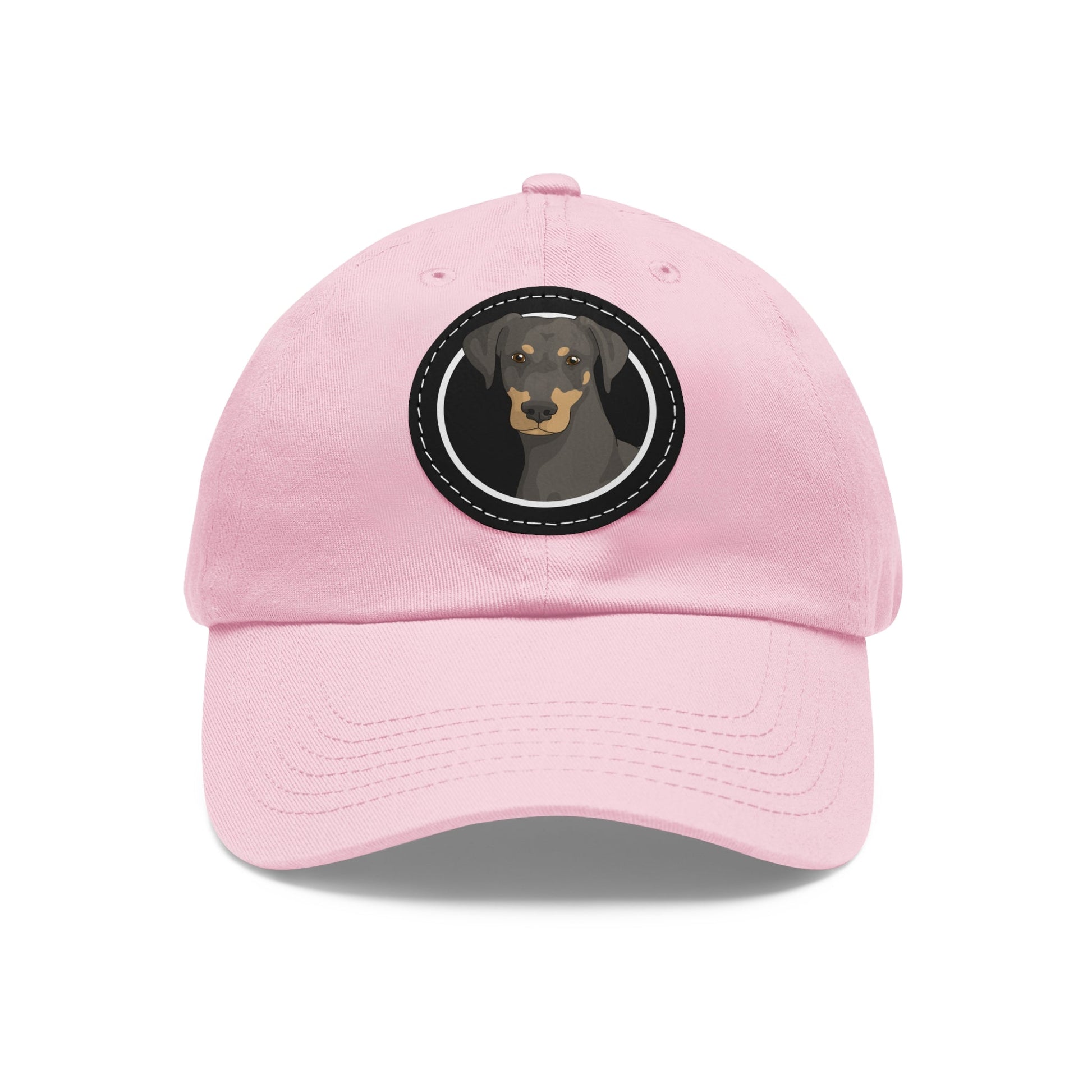 Doberman Circle | Dad Hat - Detezi Designs-55141915194885242680