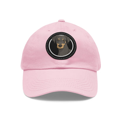 Doberman Circle | Dad Hat - Detezi Designs-55141915194885242680