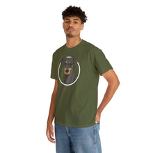 Load image into Gallery viewer, Doberman Circle | T-shirt - Detezi Designs-93485226338215159996
