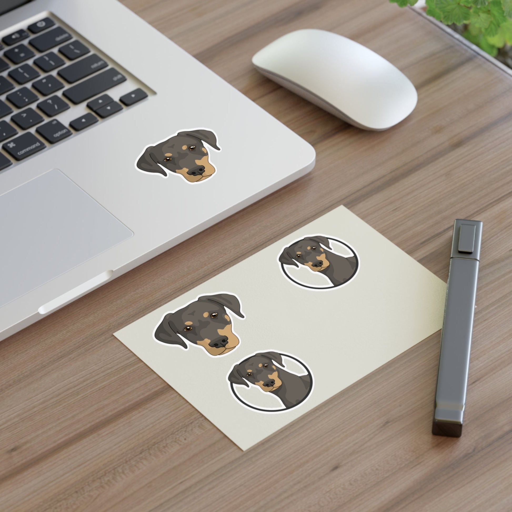 Doberman | Sticker Sheet - Detezi Designs-31773637842378041098