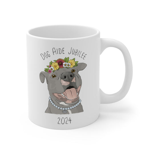 Dog Aide Jubilee | FUNDRAISER | Mug - Detezi Designs-93421794472878000308