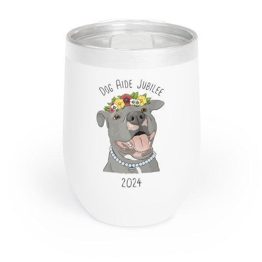 Dog Aide Jubilee | FUNDRAISER | Wine Tumbler - Detezi Designs-28771166055177771908