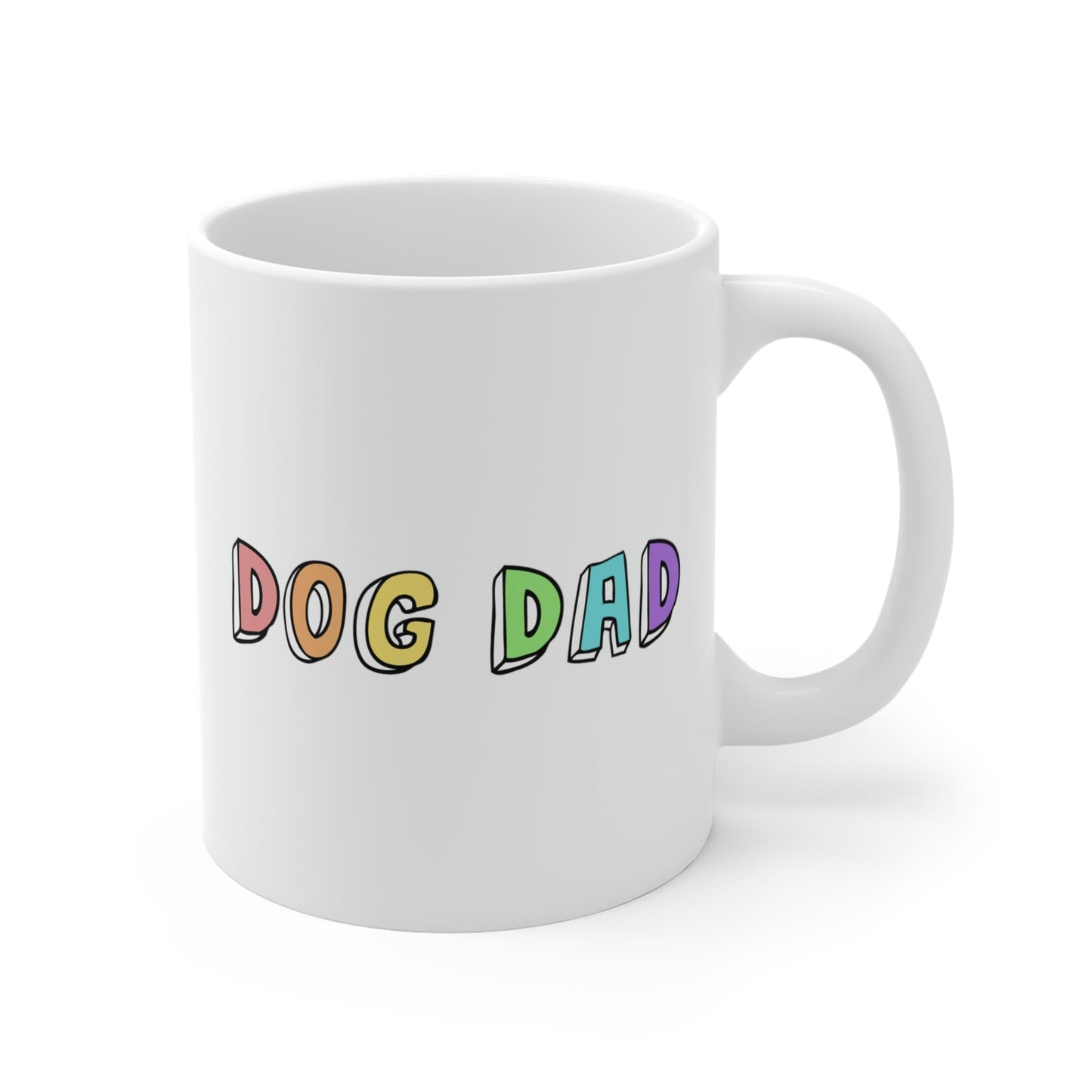 Dog Dad | 11oz Mug - Detezi Designs-17669060531171918476