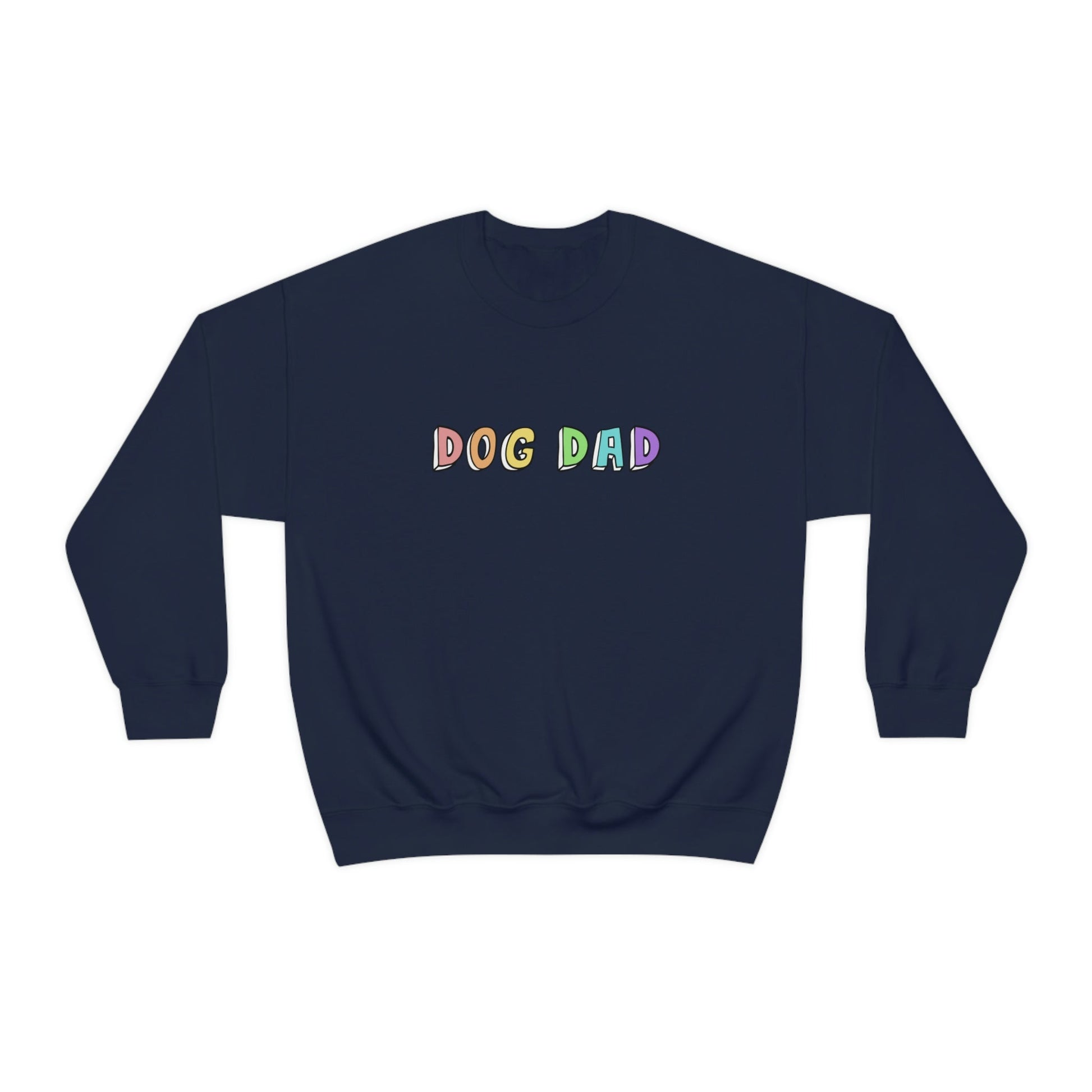 Dog Dad | Crewneck Sweatshirt - Detezi Designs-27175616286348552544