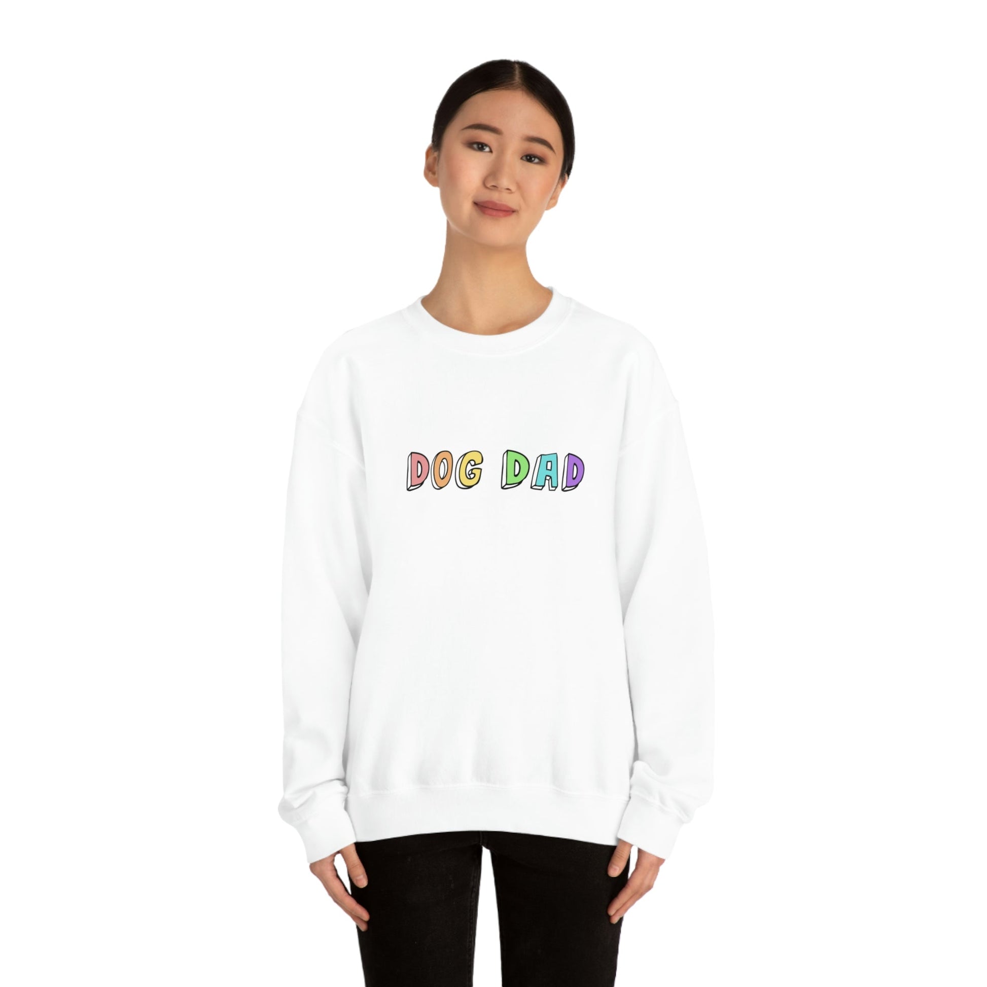 Dog Dad | Crewneck Sweatshirt - Detezi Designs-30638254110085605383