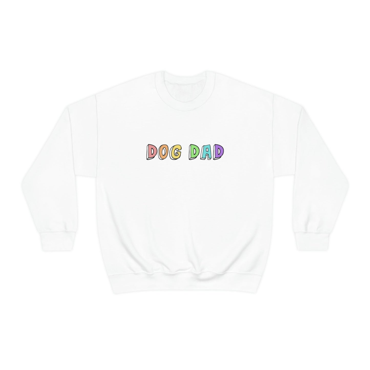 Dog Dad | Crewneck Sweatshirt - Detezi Designs-30638254110085605383