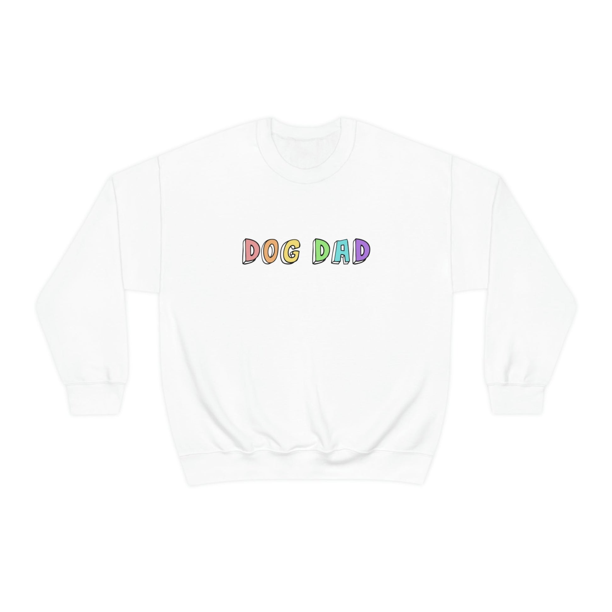 Dog Dad | Crewneck Sweatshirt - Detezi Designs-30638254110085605383