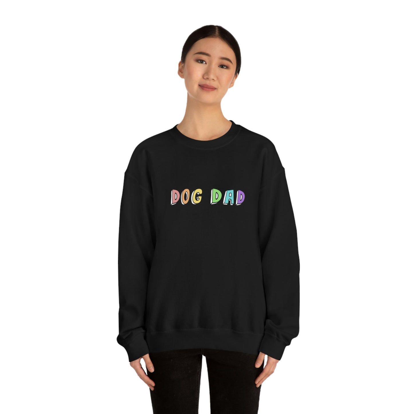 Dog Dad | Crewneck Sweatshirt - Detezi Designs-39559986233927261960