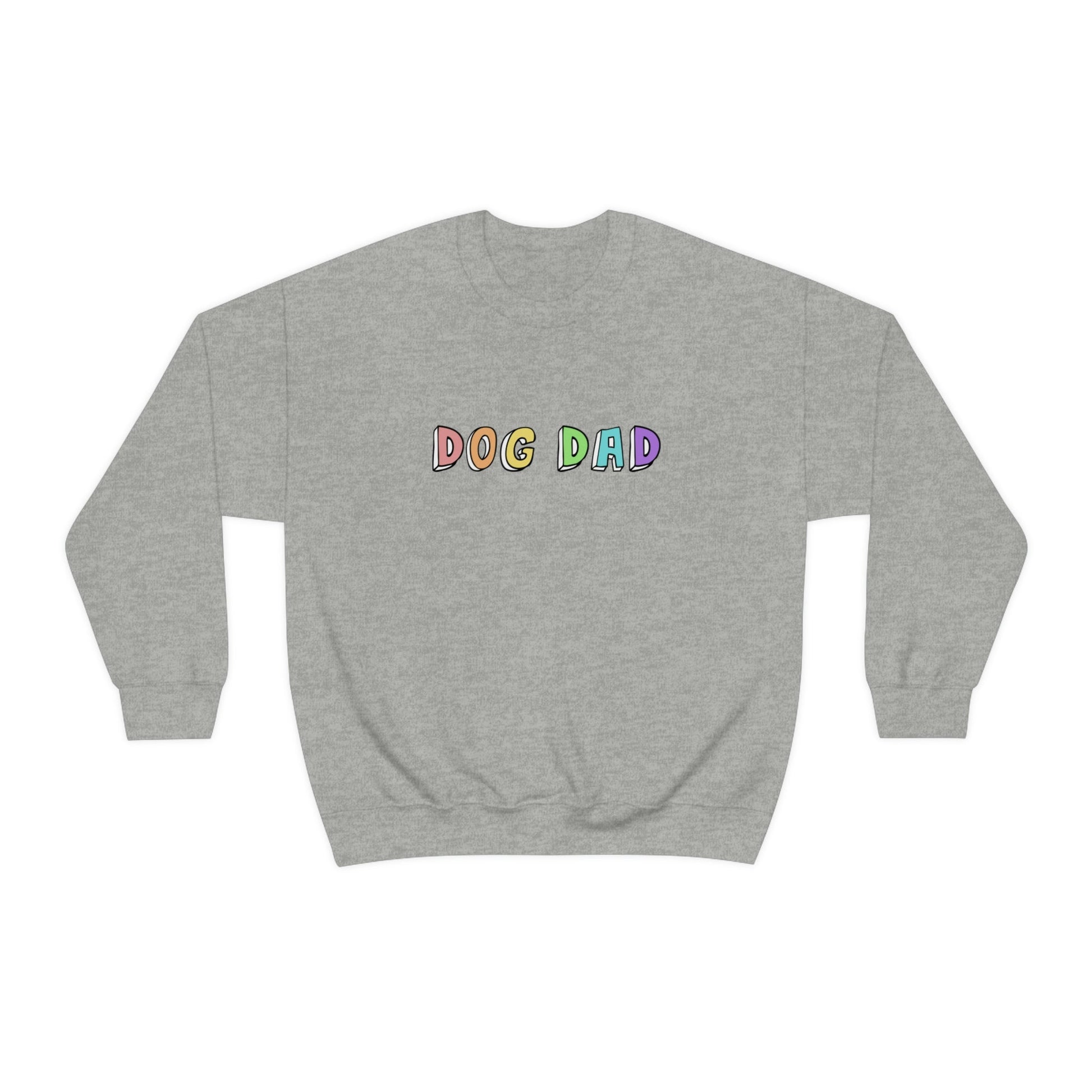 Dog Dad | Crewneck Sweatshirt - Detezi Designs-87174052701706244814