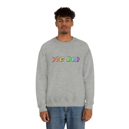 Dog Dad | Crewneck Sweatshirt - Detezi Designs-87174052701706244814