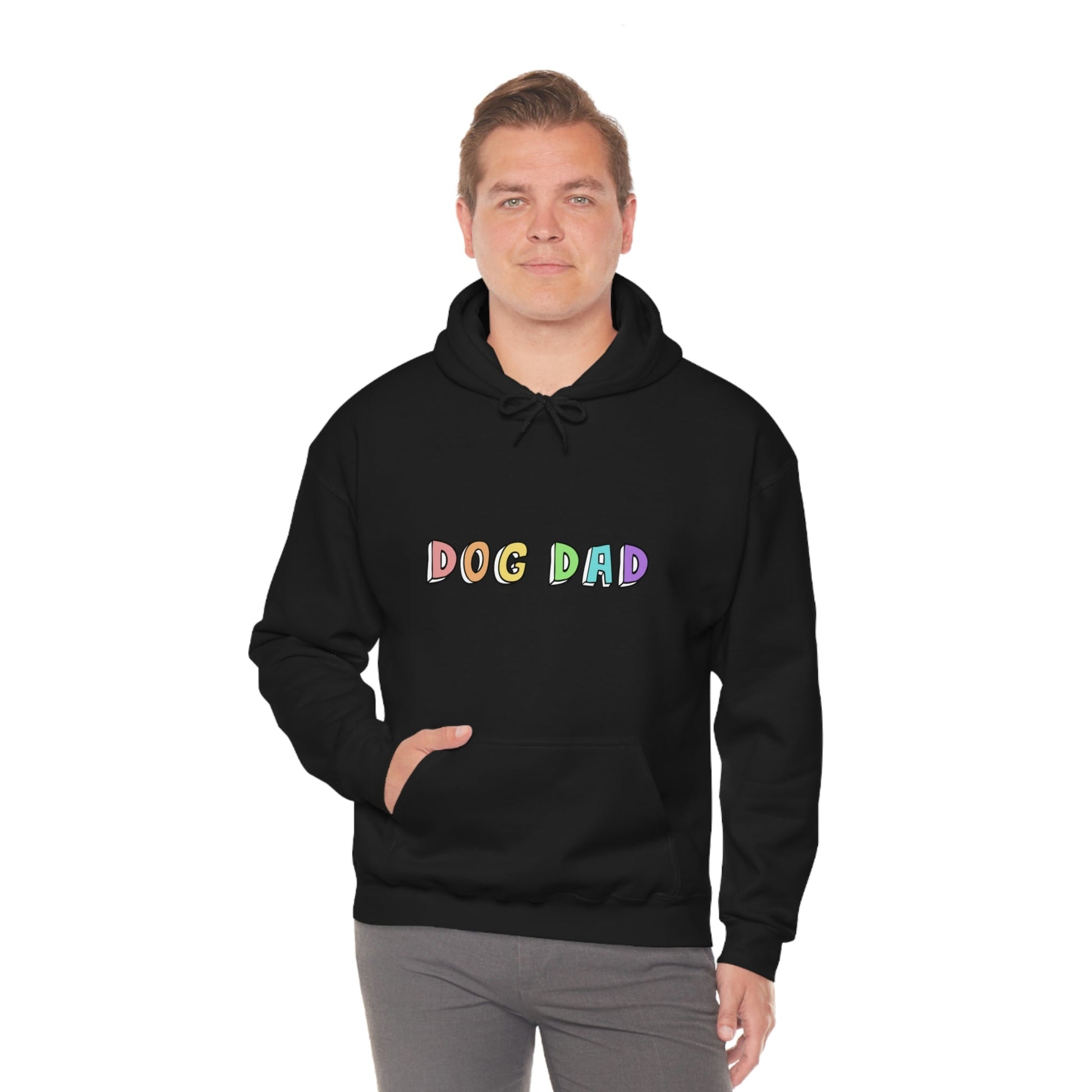 Dog Dad | Hooded Sweatshirt - Detezi Designs-11290759541388040210