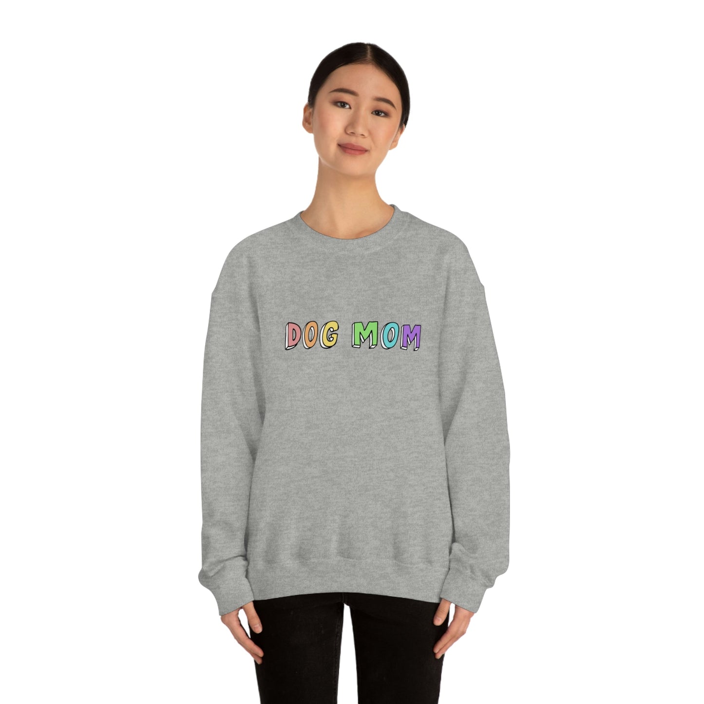 Dog Mom | Crewneck Sweatshirt - Detezi Designs-27756478110591800984