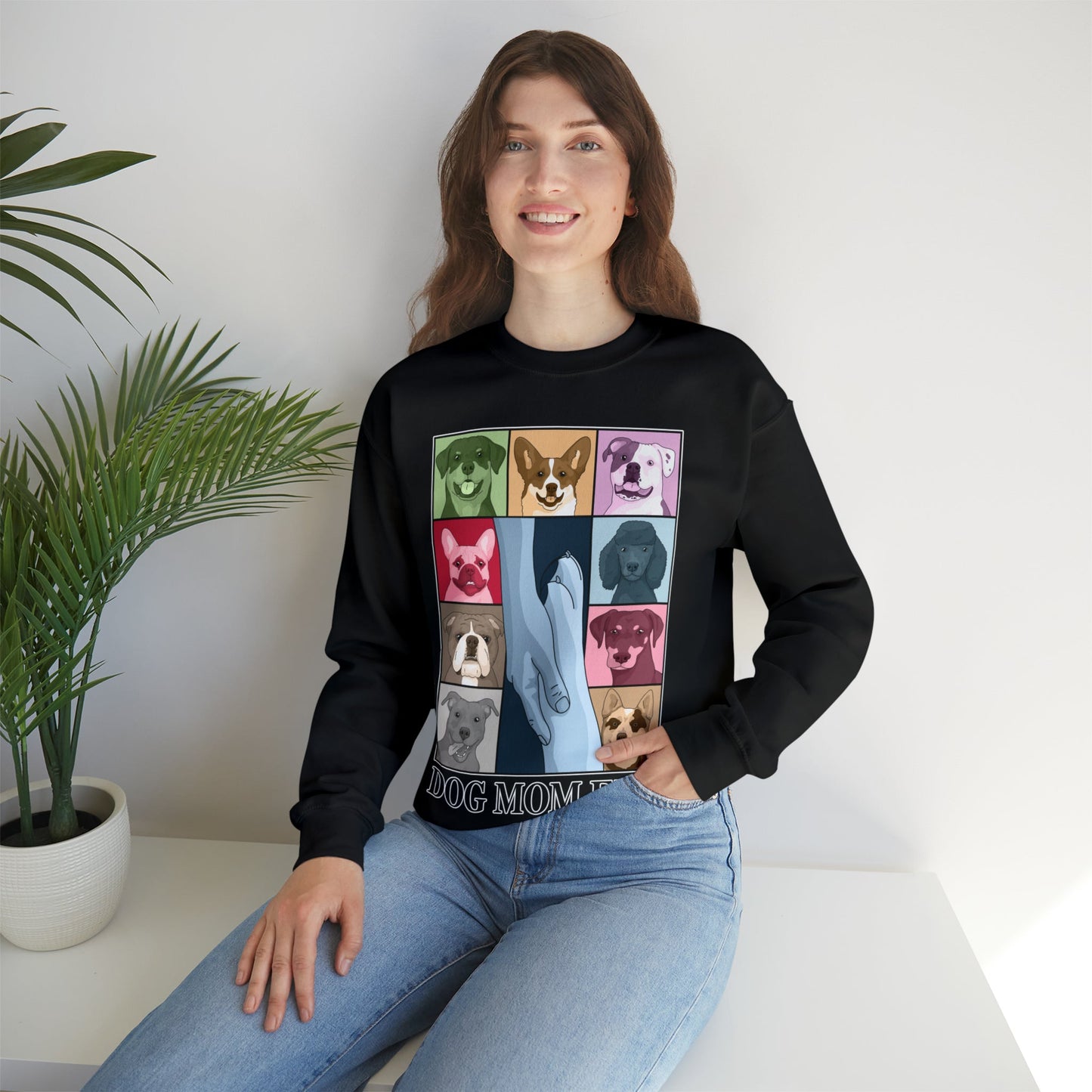 Dog Mom Era | Crewneck Sweatshirt - Detezi Designs-10209655003006294493