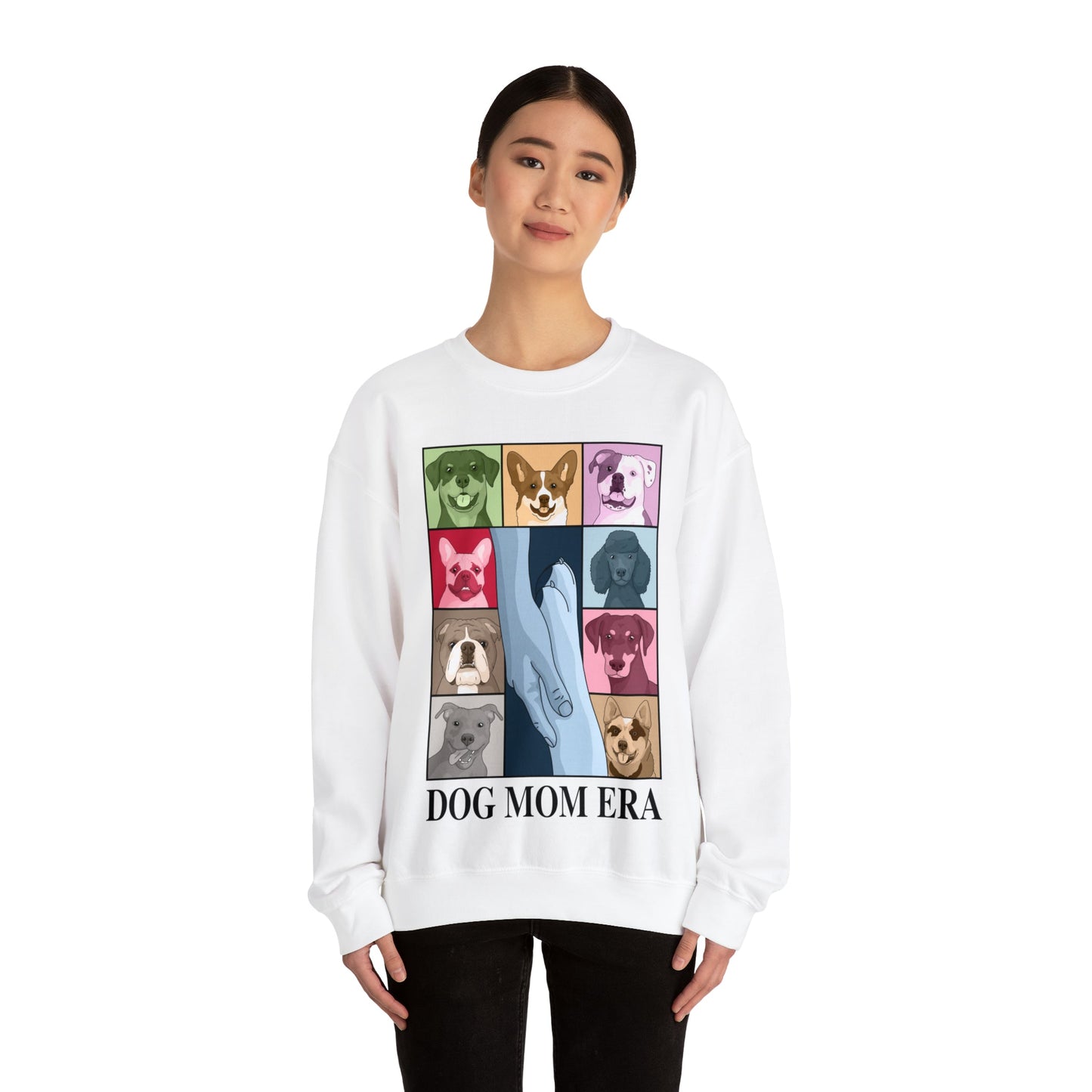 Dog Mom Era | Crewneck Sweatshirt - Detezi Designs-10209655003006294493