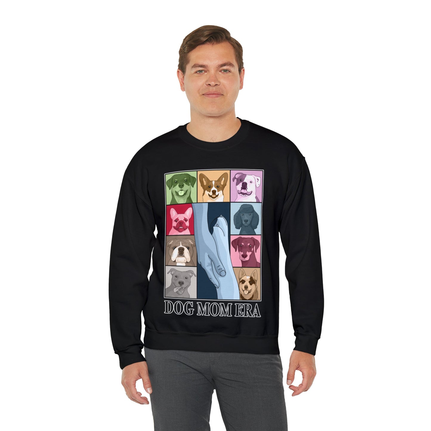 Dog Mom Era | Crewneck Sweatshirt - Detezi Designs-10209655003006294493