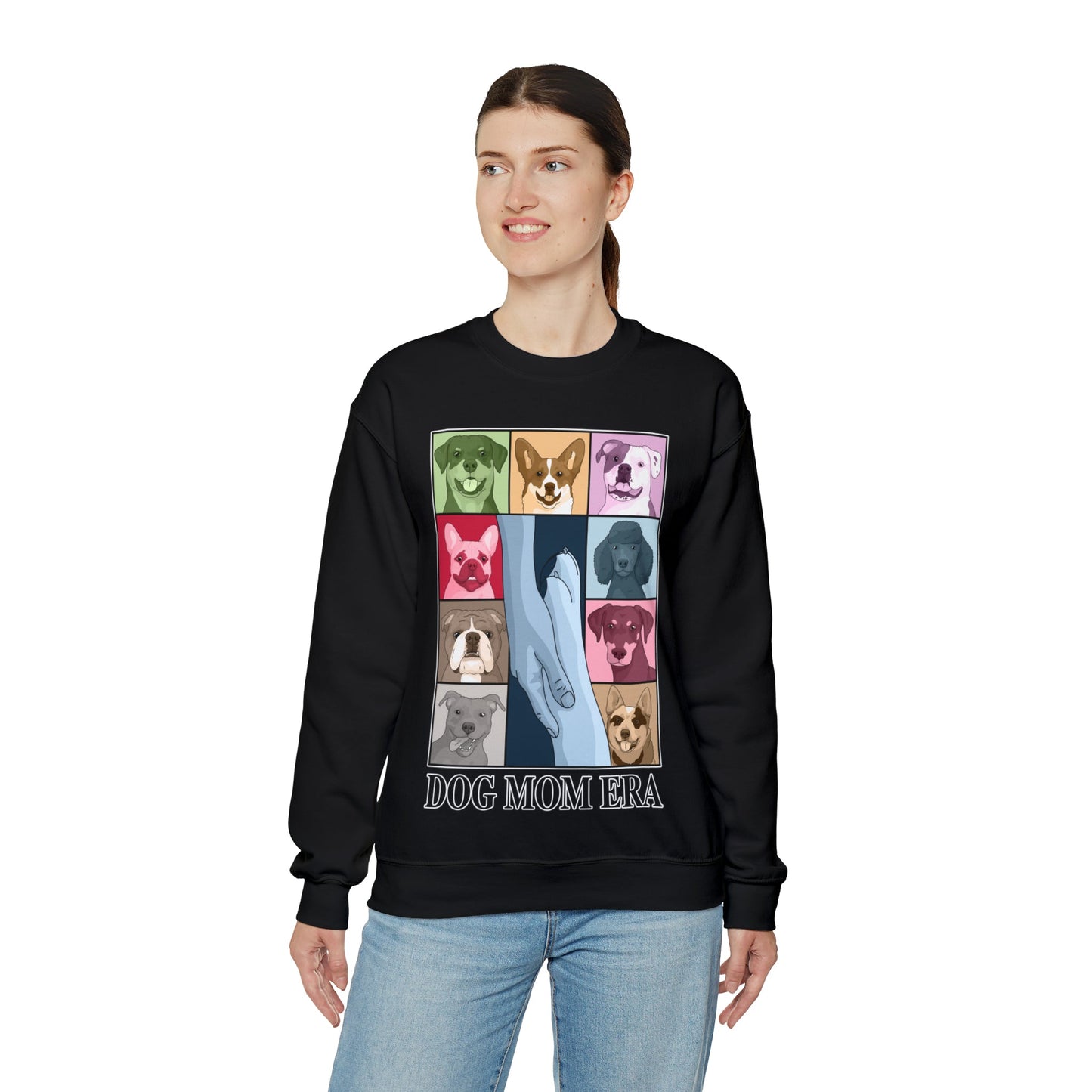 Dog Mom Era | Crewneck Sweatshirt - Detezi Designs-10209655003006294493