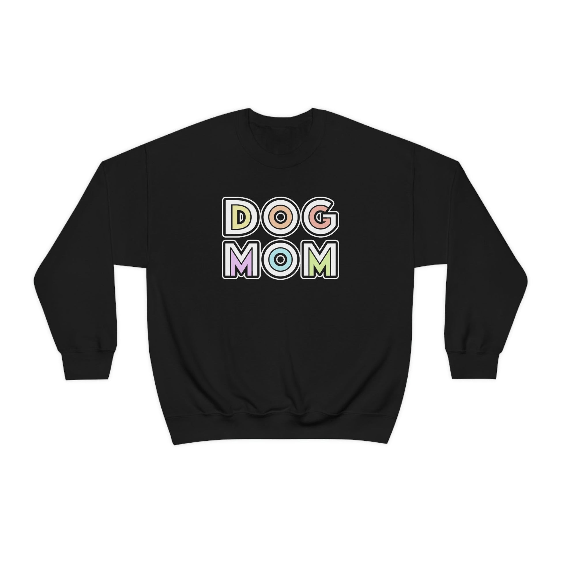 Dog Mom Retro | Crewneck Sweatshirt - Detezi Designs-11709944745838535718