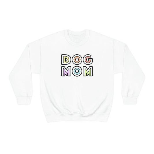 Dog Mom Retro | Crewneck Sweatshirt - Detezi Designs-95610151726520669499