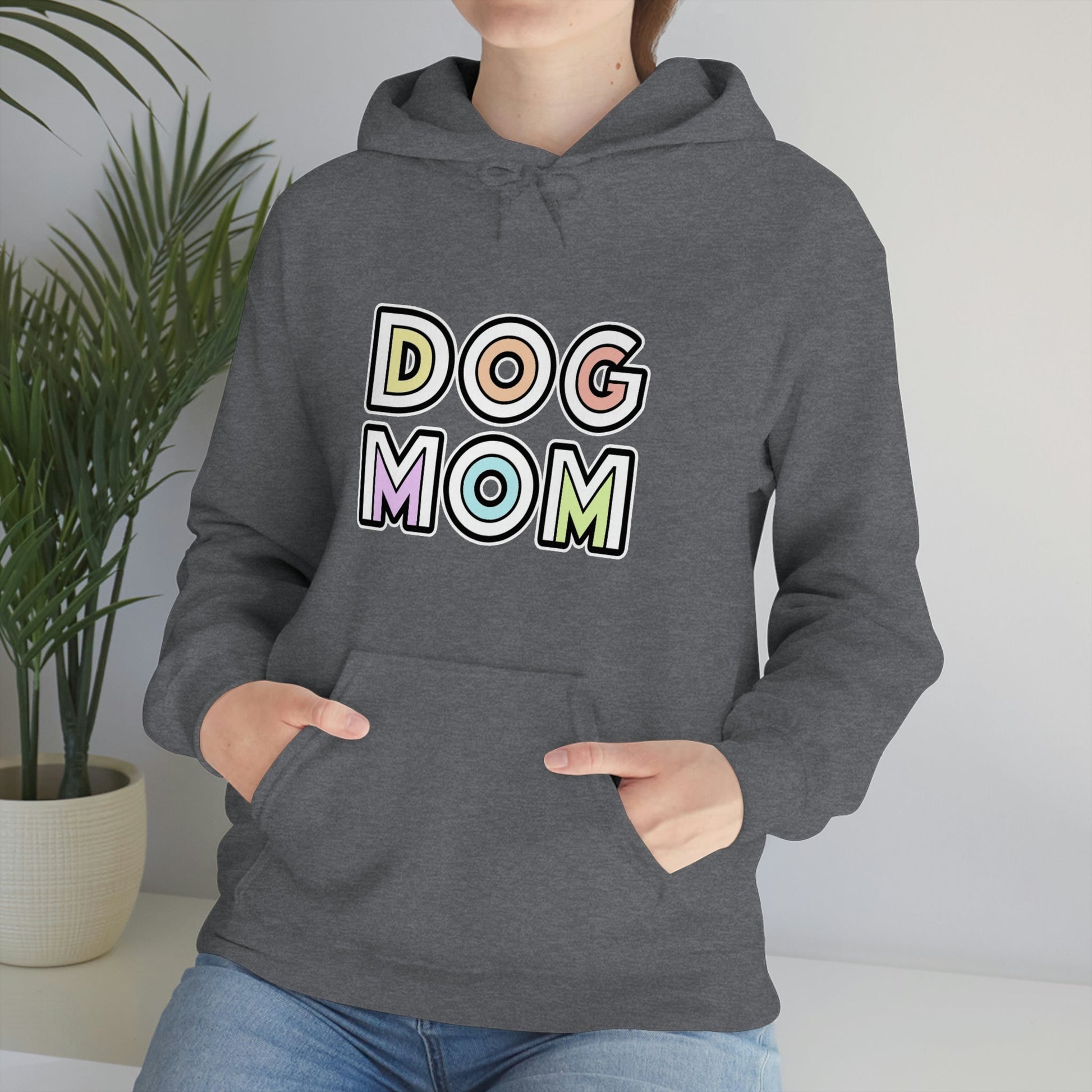 Dog Mom Retro | Hooded Sweatshirt - Detezi Designs-14501914420318480384