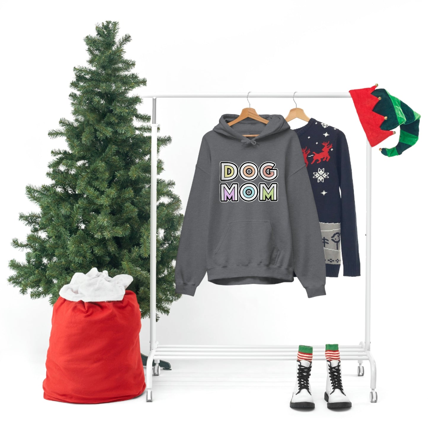 Dog Mom Retro | Hooded Sweatshirt - Detezi Designs-14501914420318480384