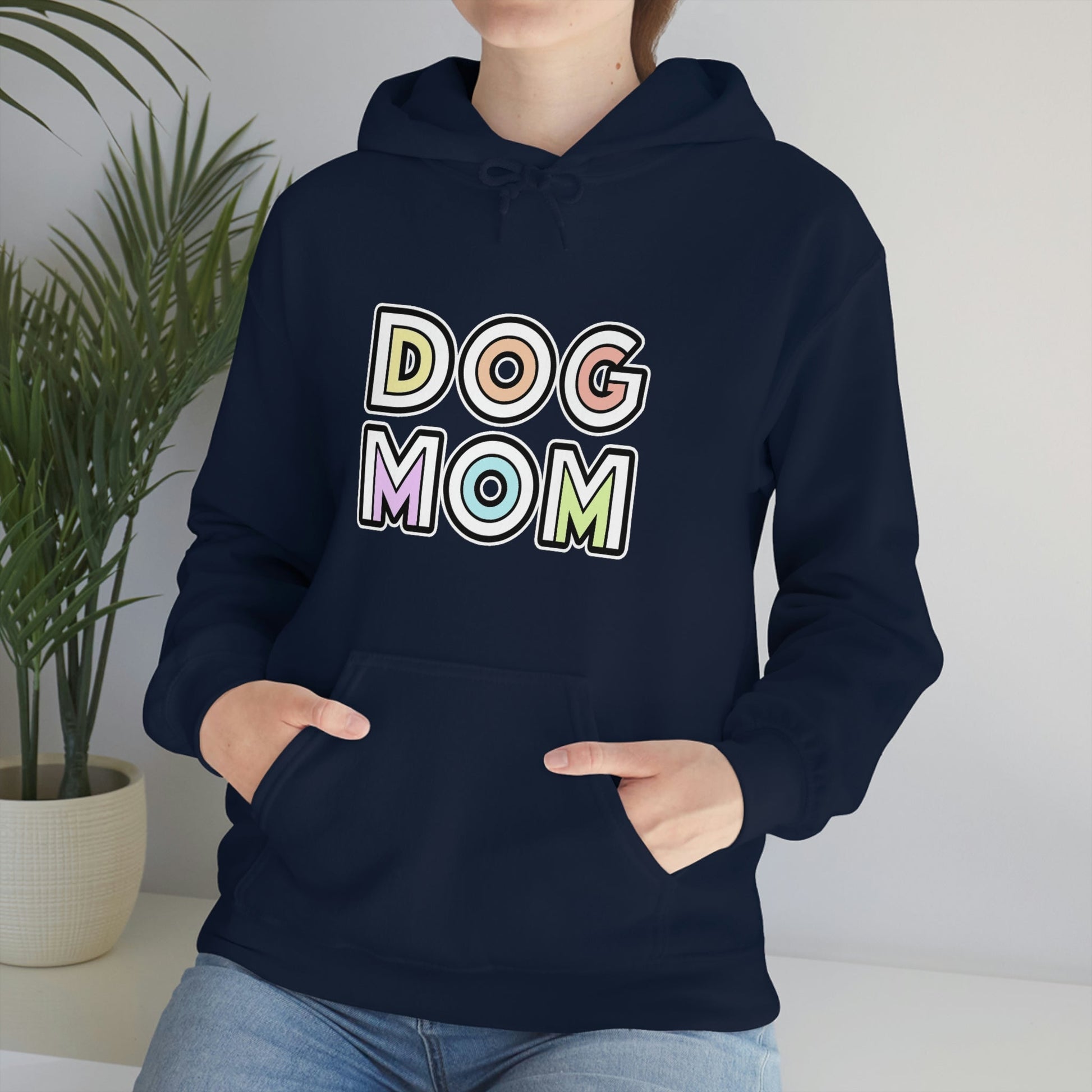 Dog Mom Retro | Hooded Sweatshirt - Detezi Designs-22802434066519865019