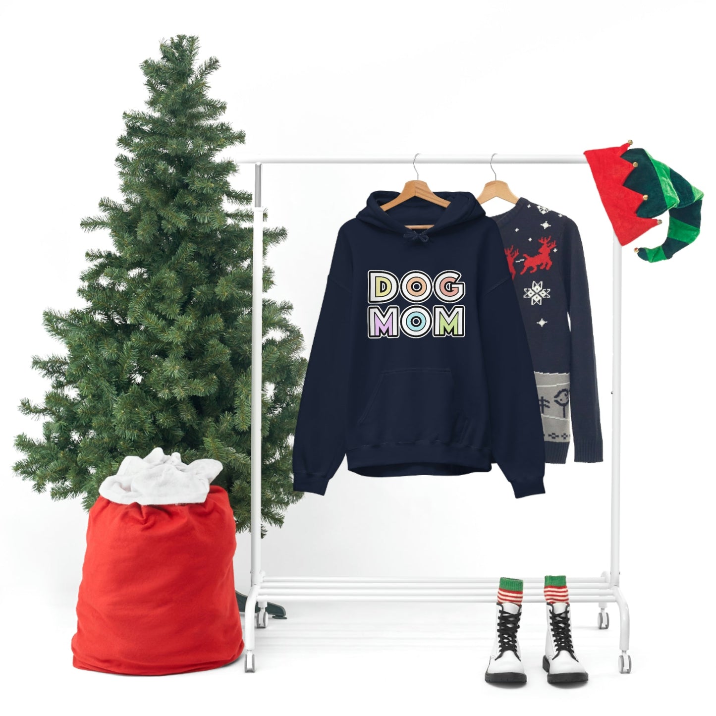 Dog Mom Retro | Hooded Sweatshirt - Detezi Designs-22802434066519865019