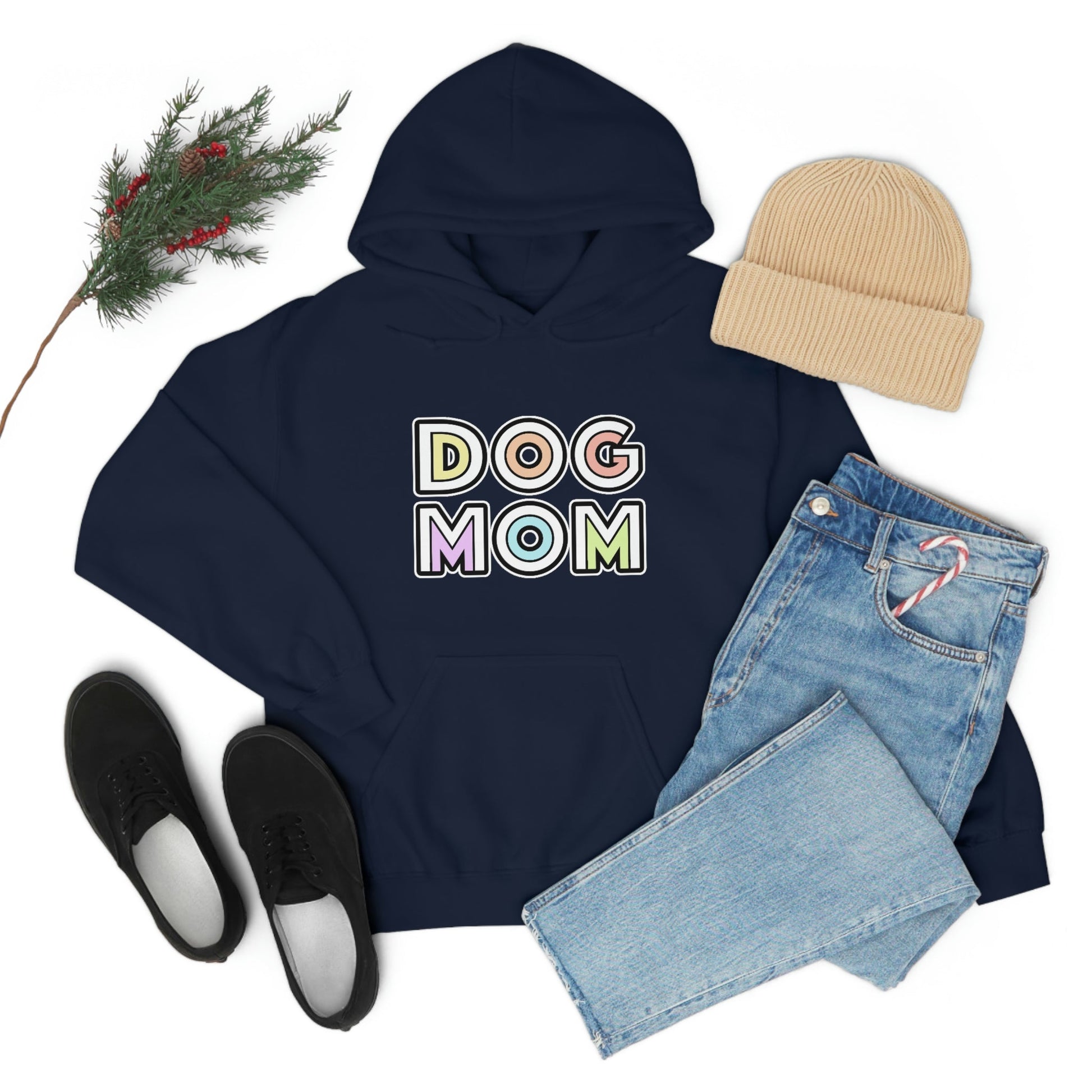 Dog Mom Retro | Hooded Sweatshirt - Detezi Designs-22802434066519865019