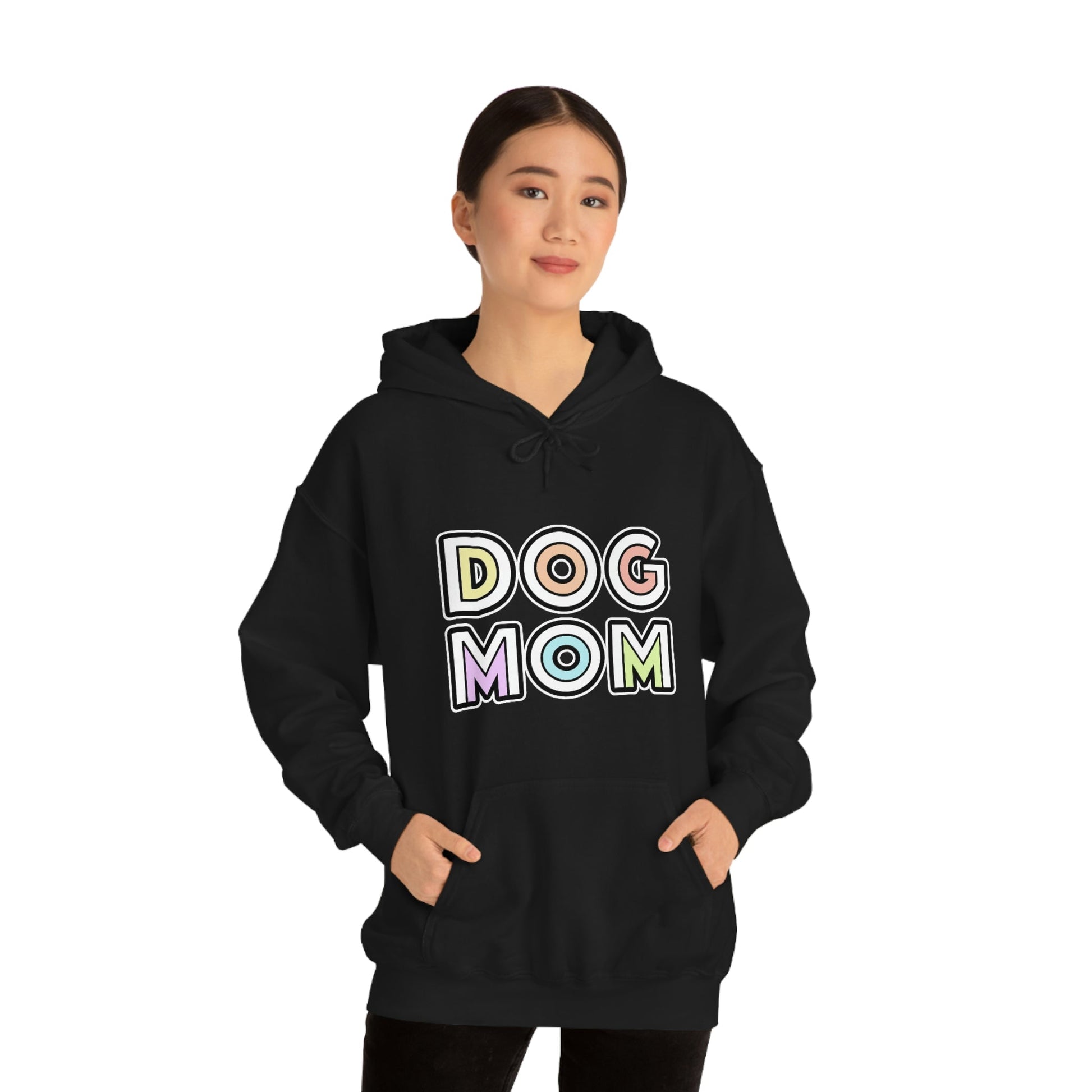 Dog Mom Retro | Hooded Sweatshirt - Detezi Designs-23068033260876000218